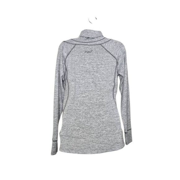 Kuhl Lea Sweater Size Medium Pullover Gray Funnel Neck - Picture 5 of 7